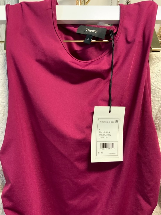 Theory Tops - Theory Electric Pink Jersey Tank
